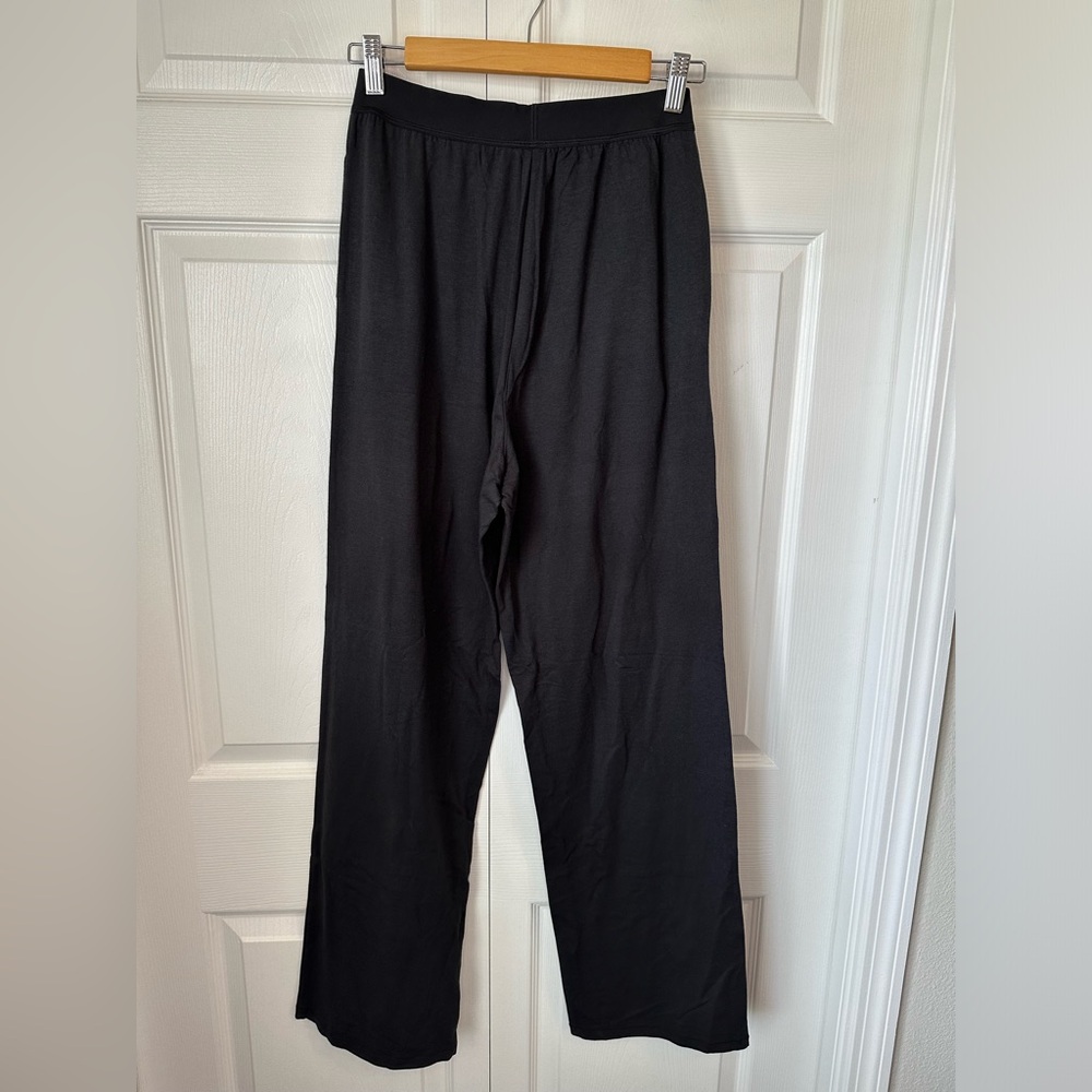 Skims Boyfriend Loose Pant in Onyx Black New in Package XL - Picture 5 of 7